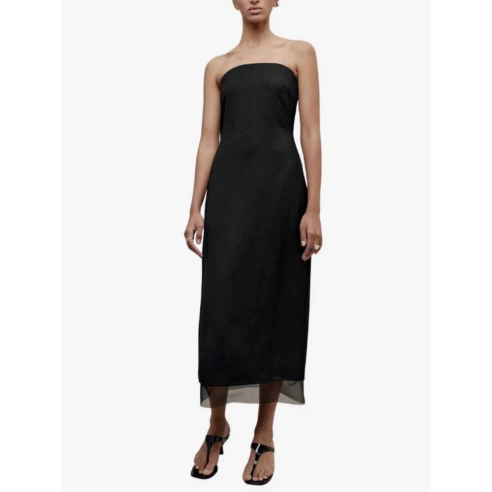 NEW KALLMEYER lizzy midi dress in black